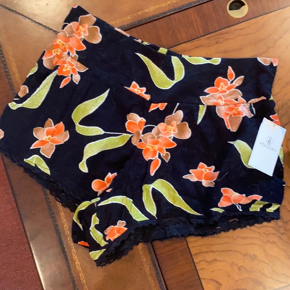 Volcom floral shorts